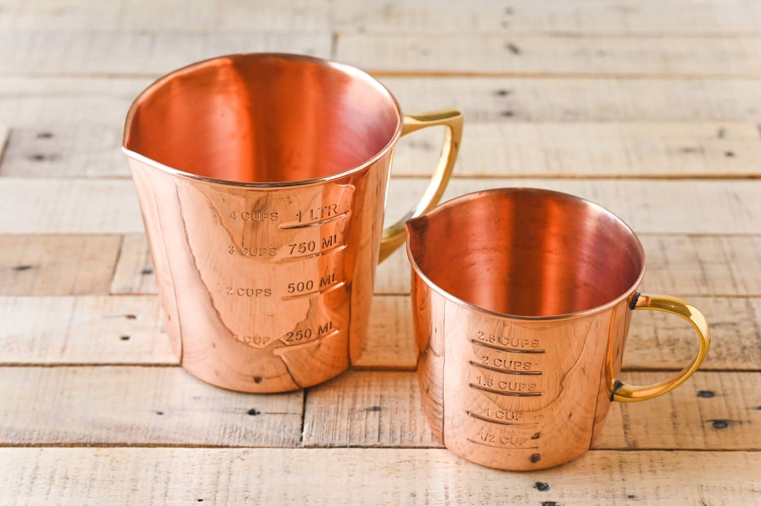 Copper Liquid Measuring Cup - 2.5 Cup