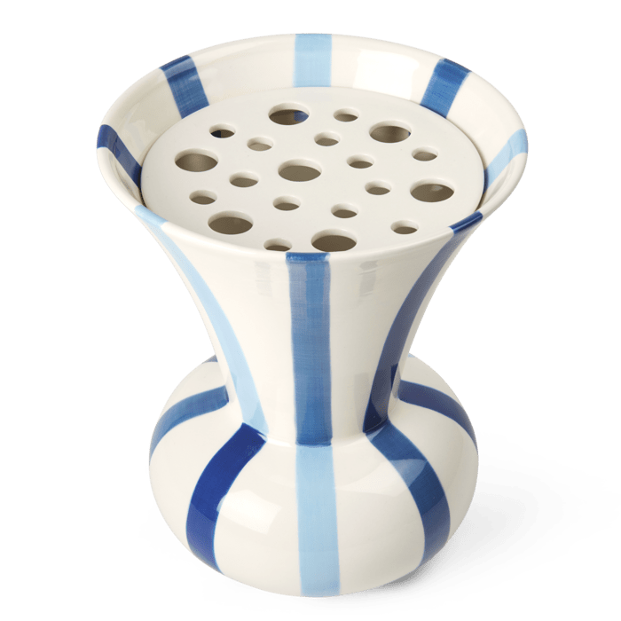 Kähler - Signature - 7.9" Ceramic Vase w/ Arrangement Plate