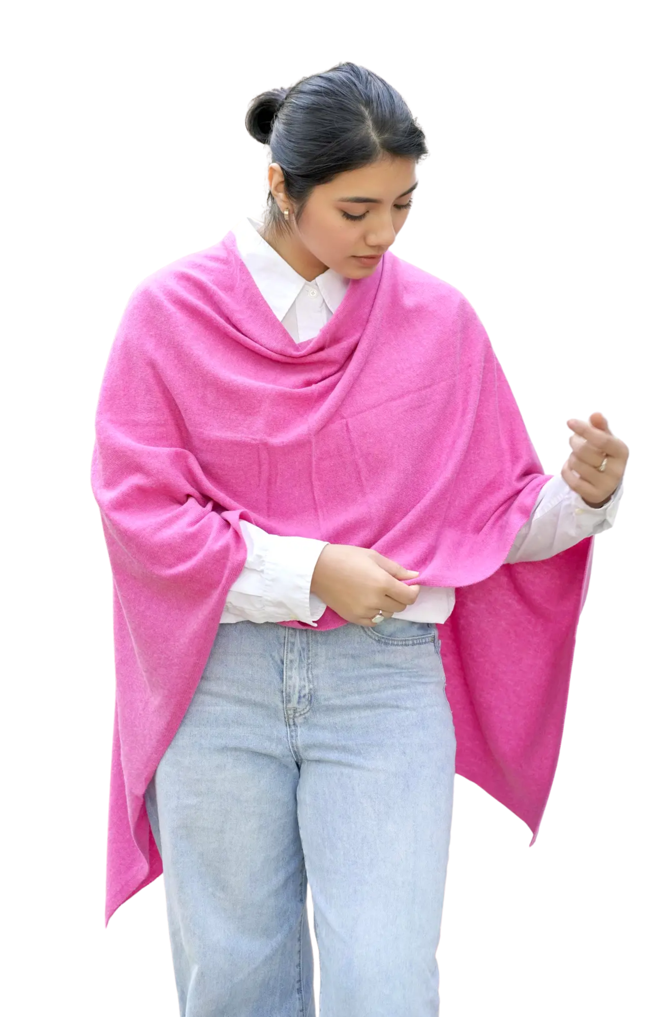 dolma-cashmere-poncho-hot-pink