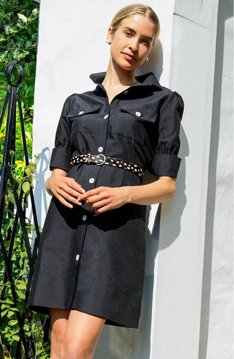 1 or 2 Inch Belted Bliss - Dalmation