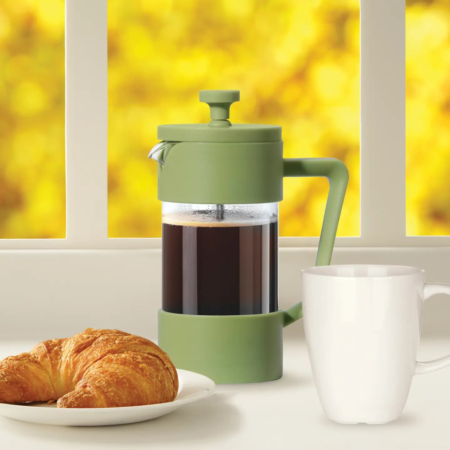 French Press 3 Cup Coffee Maker (350 Ml, 12 oz)