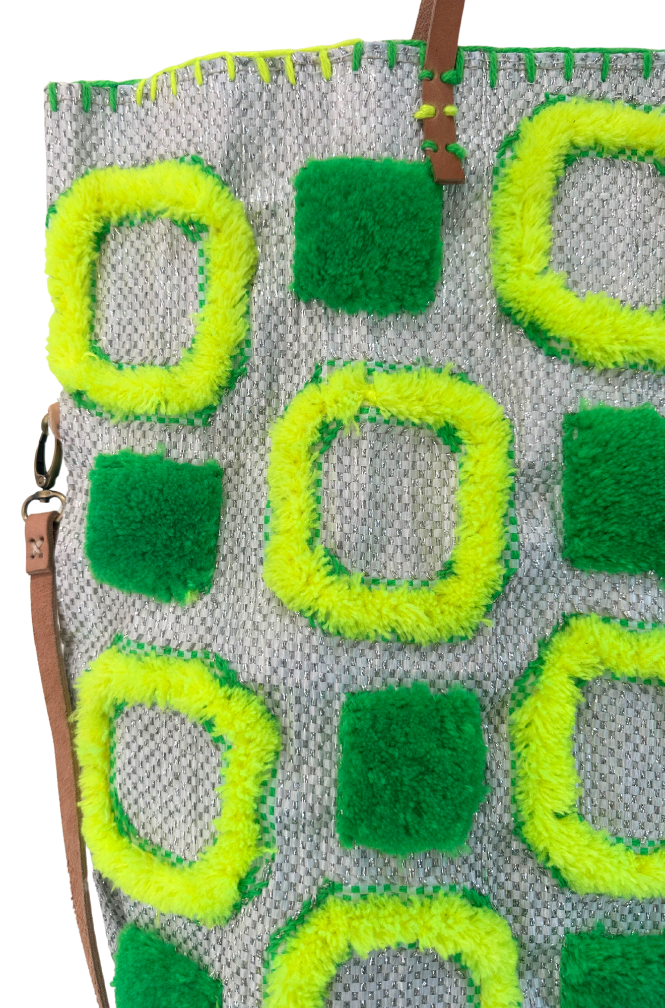 en-shallah-food-bag-foundation-florescent-green-yellow-silver-blocks