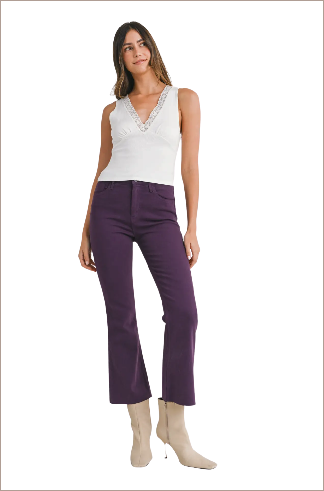 just-black-High-Rise-Tonal-Crop-Flare-purple