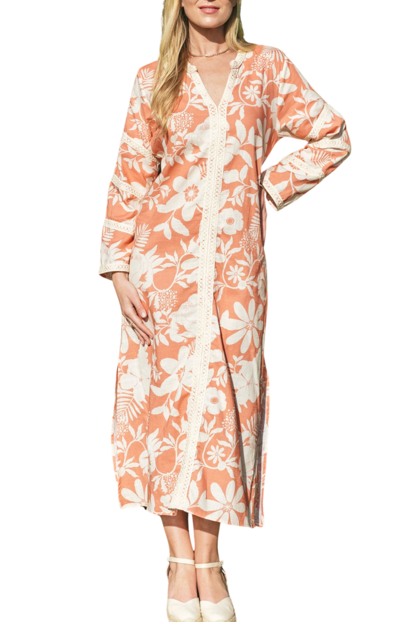 kahora-palm-beach-bardot-dress-salmon