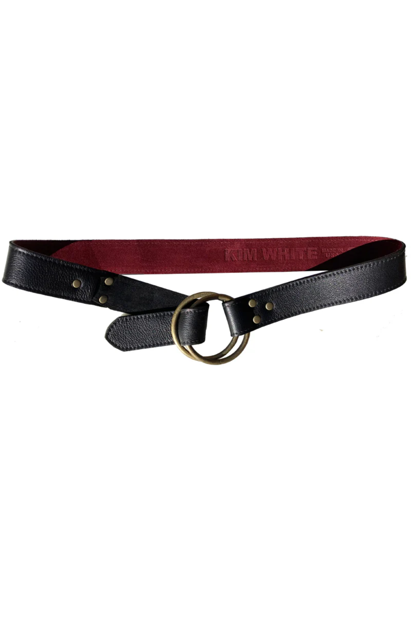 kim-white-double-ring-belt-black-chocolate-brown