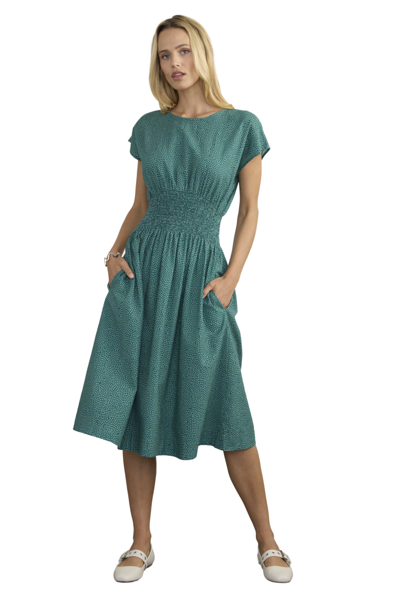 margaret-oleary-valenia-smocked-waist-dress