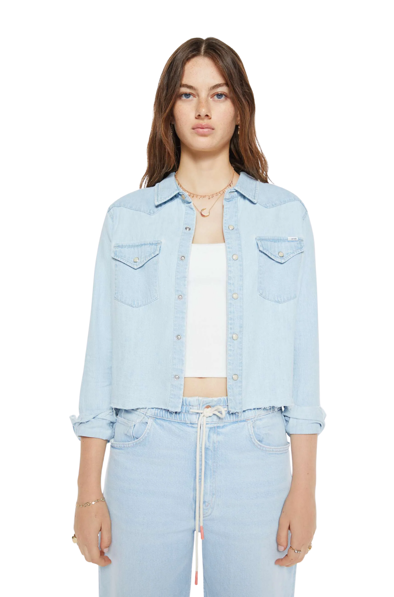 mother-The-Super-Ex's-Crop-Step-Fray-jacket-detail