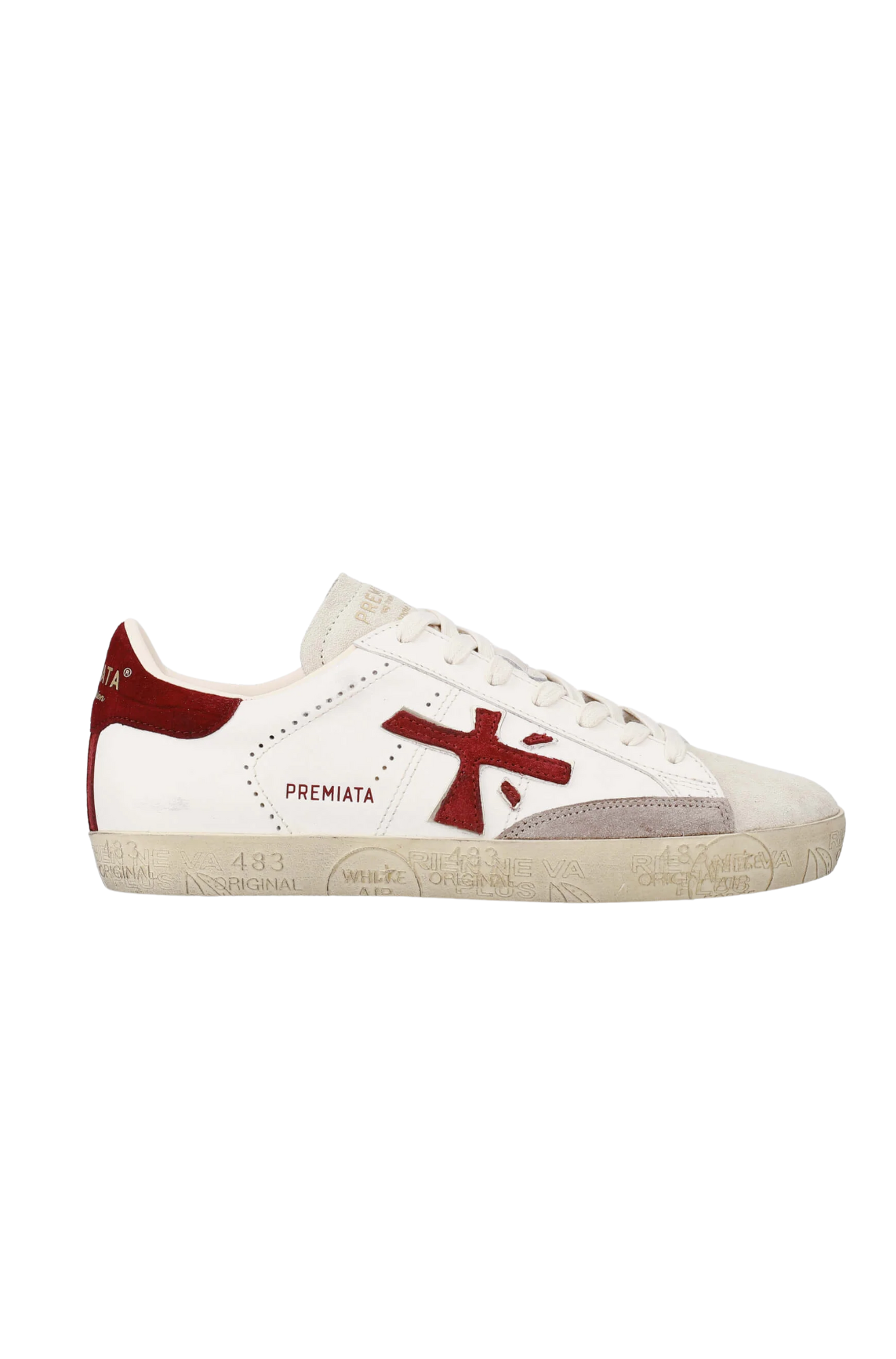 premiata-Stevend-Trainers-7604-white-red