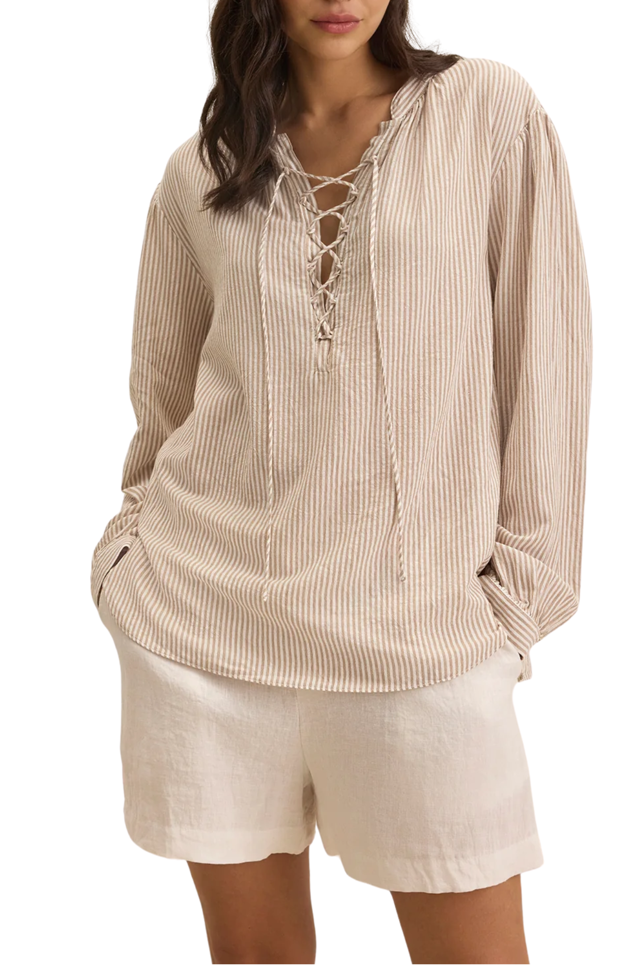 velvet-by-graham-and-spencer-deara-drop-sleeve-tie-top-oatmeal